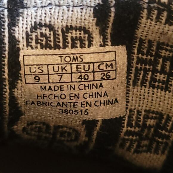 TOMS Womens Desert Wedge Black Suede Wedge Lace-Up Ankle Bootie Mid Heel Boot✨️9 - Picture 8 of 12